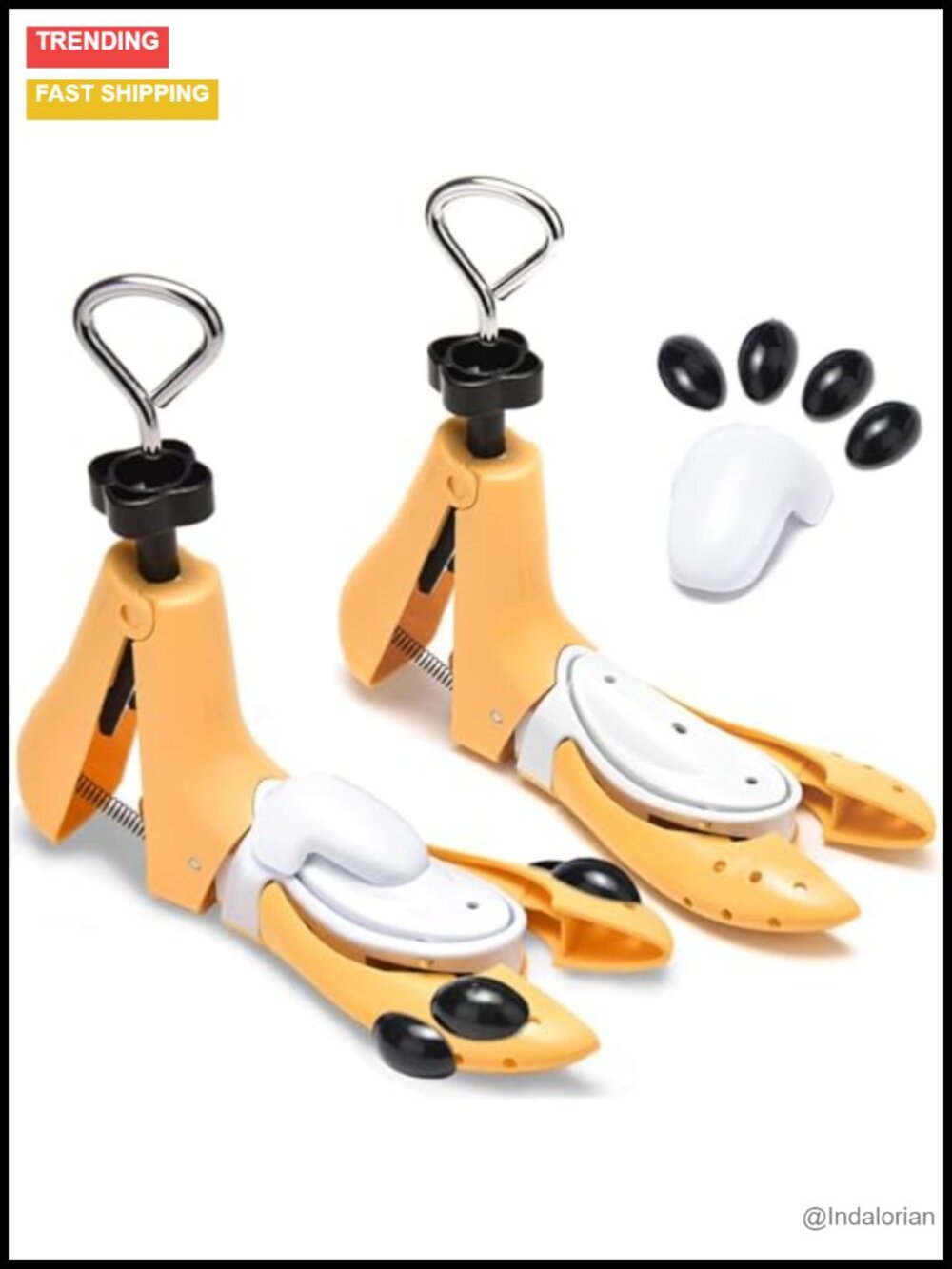 2PC Shoe Stretcher Wide Feet Adjustable ABS Plastic Boot Expander